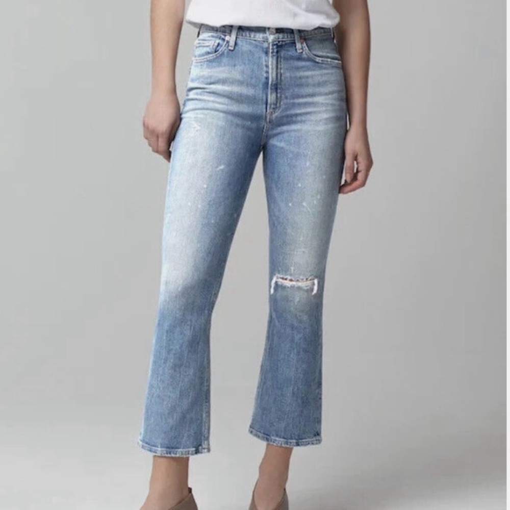 Citizens Of Humanity Light Blue Cropped Jeans size 26